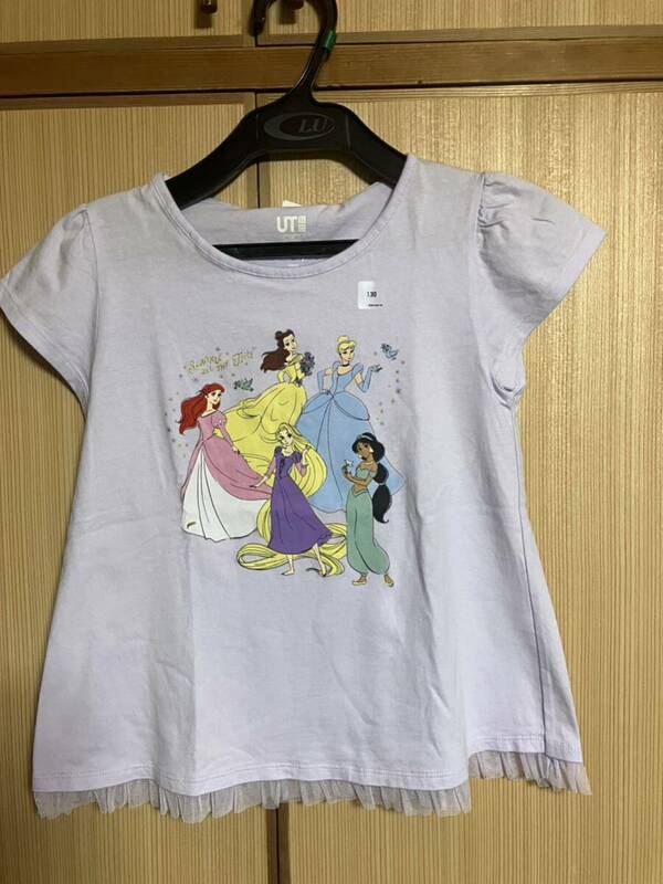 新品 ディズニーヒロインズ ユニクロ 半袖Tシャツ 130