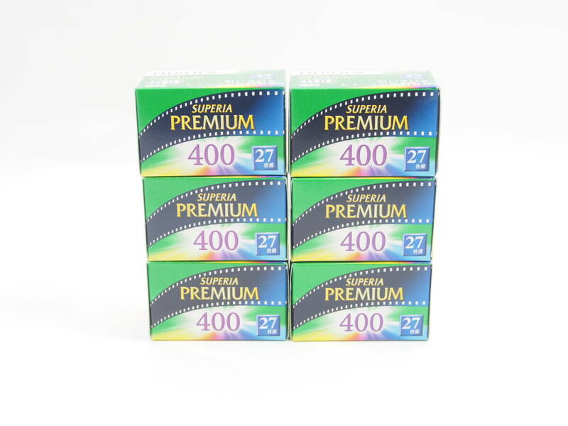 【未使用品】◎FUJIFILM フジフィルム SUPERIA PREMIUM 400 27枚撮 6本セット 2024/07