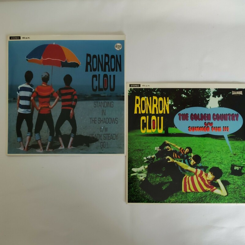 中古レコード Power Pop名盤！　RON RON CLOU 7インチ2タイトルセット！