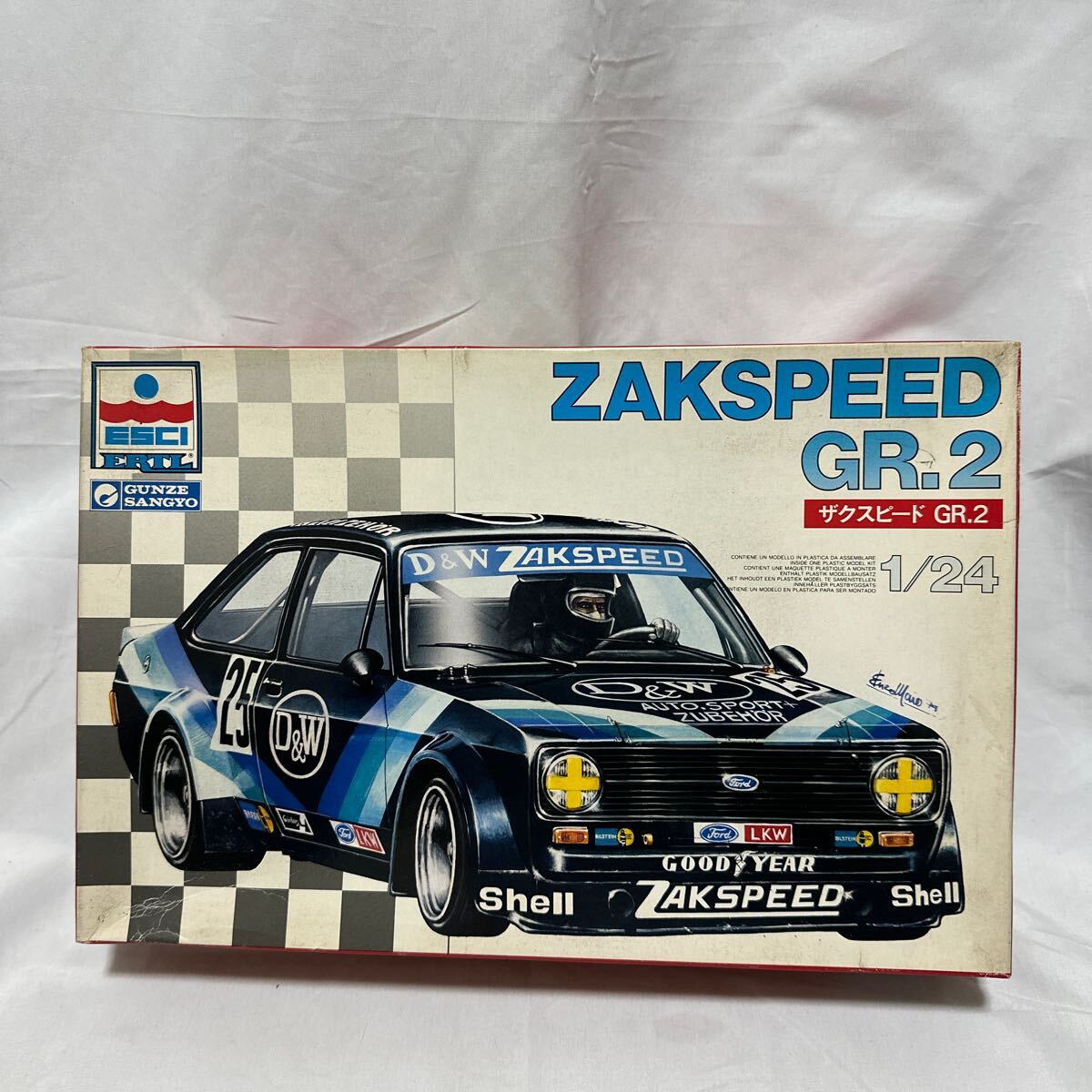 ★レア★希少★ エッシー1/24「フォード エスコート ザクスピードGR.2」ESCI ZAKSPEED