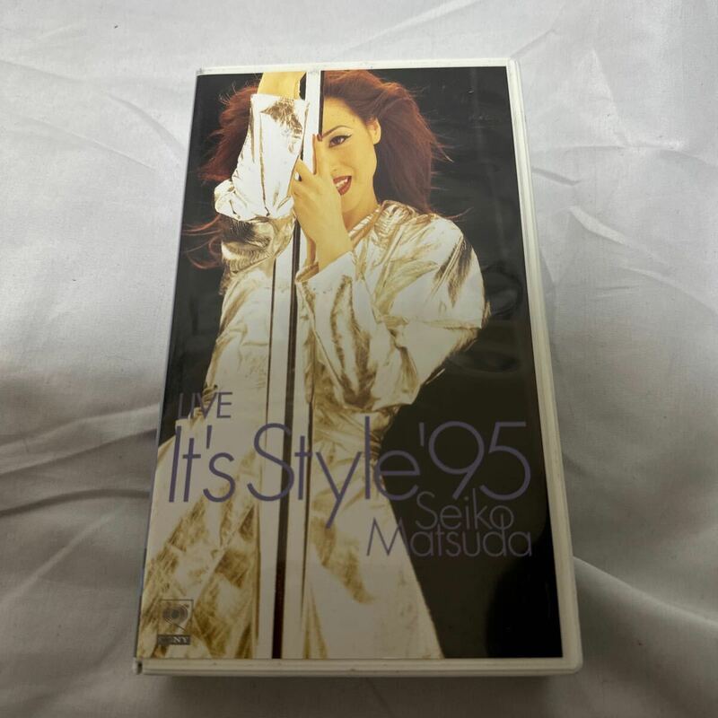 松田聖子　VHSビデオ LIVE It’s Style’95 歌詞カード付き
