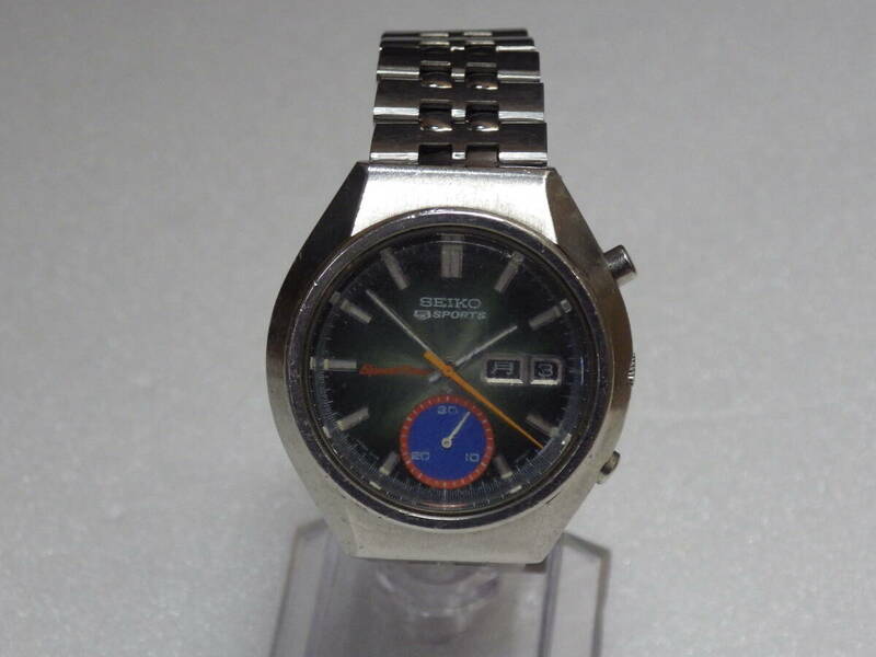 A-79 SEIKO 5SPORTS SPEEDTIMER セイコー ファイブスポーツ スピードタイマー クロノグラフ 6139-8040 自動巻 デイデイト 腕時計