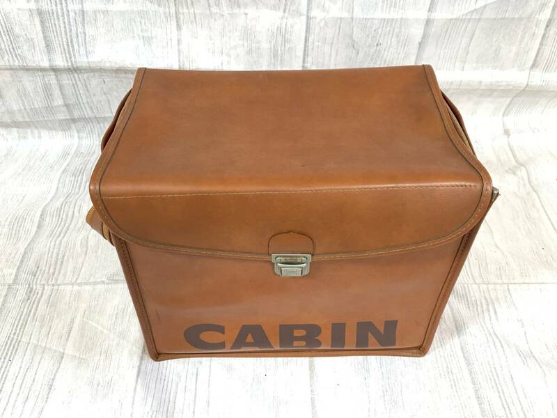 CABIN キャビン カメラバッグ ブラウン キャメル 茶色 スライド プロジェクター ショルダー 鞄 4996
