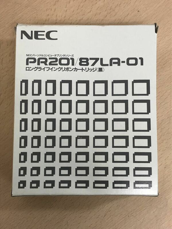 【未使用保管品S5637】NEC PR201/87LA-01 ロングライフインクリボンカートリッジ　黒