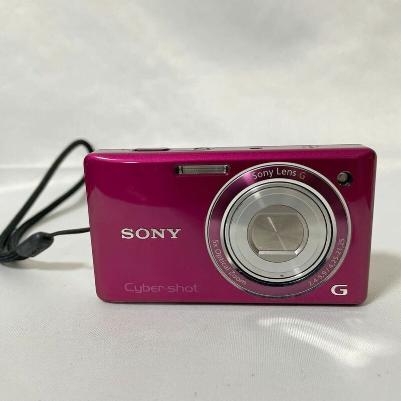【比較的綺麗】SONY Cyber−Shot DSC-W380 デジタルカメラ レッド 未チェック ジャンク品