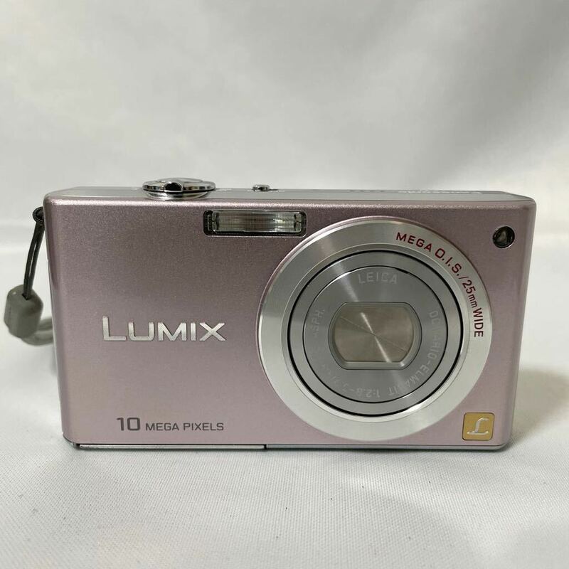 【比較的綺麗】 パナソニック コンパクトデジタルカメラ Panasonic LUMIX DMC-FX37 ピンク 未チェック ジャンク品