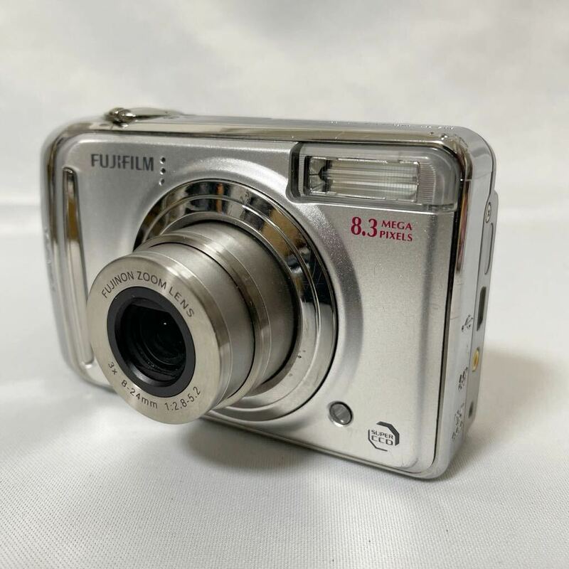 【通電済】富士フィルム FUJIFILM FINEPIX A800 コンパクトデジタルカメラ FinePix シルバー 保管品