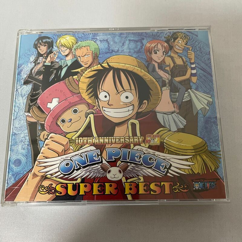 CD ONE PIECE SUPER BEST 2枚組+初回限定DVD 中古保管品
