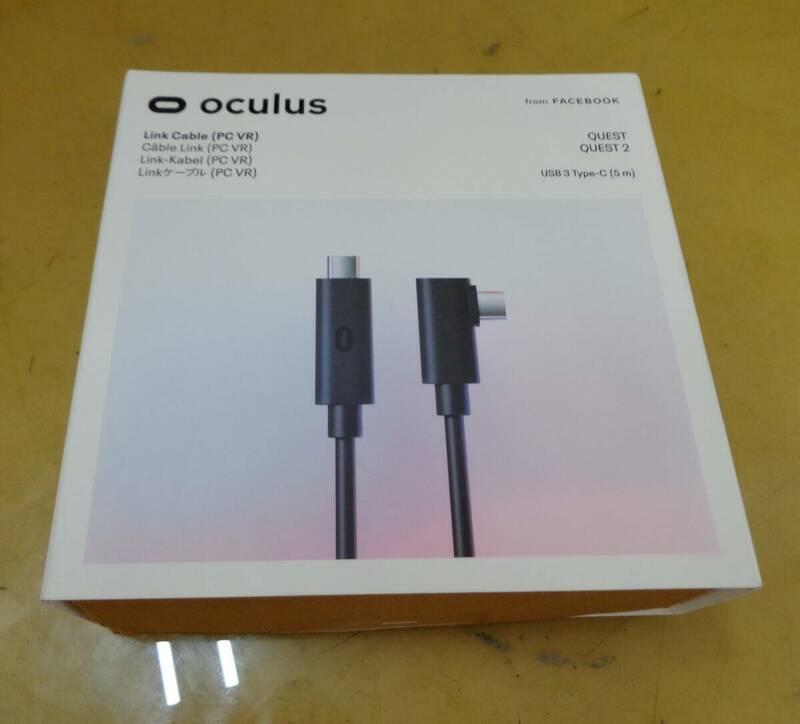 W18★Oculus Linkケーブル USB3 Type-C(5m) Oculus Quest 2用★良品
