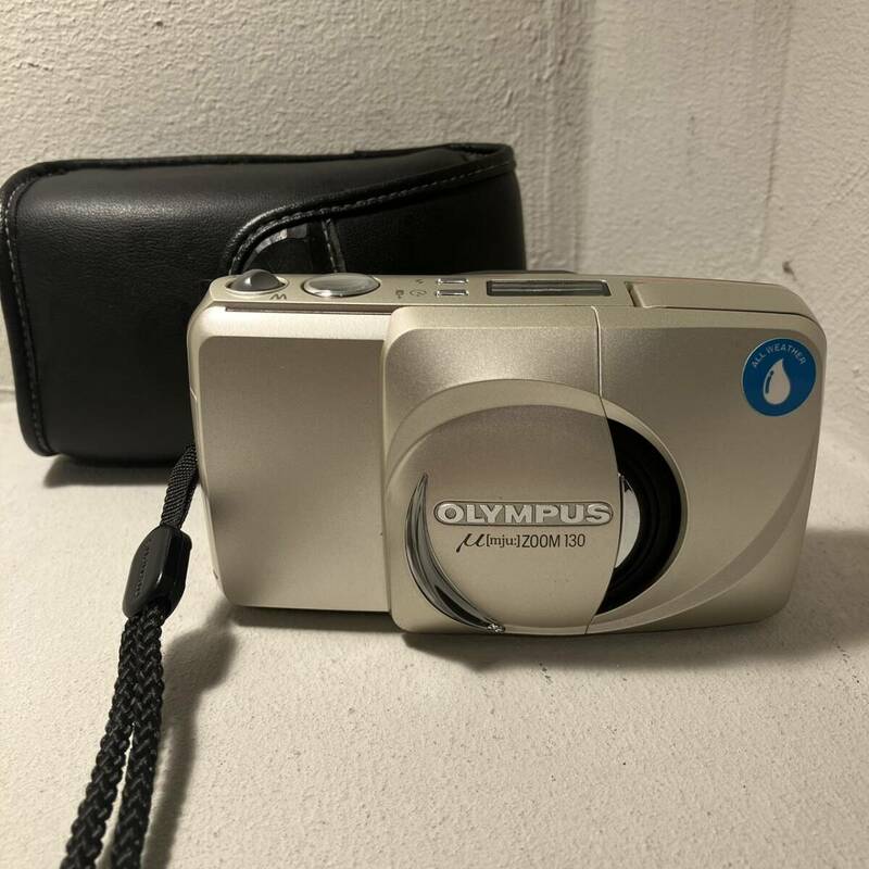 ◇【売り切り】OLYMPUS コンパクトフィルムカメラ uZOOM 130 ミューズーム130 美品　レトロ　カメラ　フィルム　