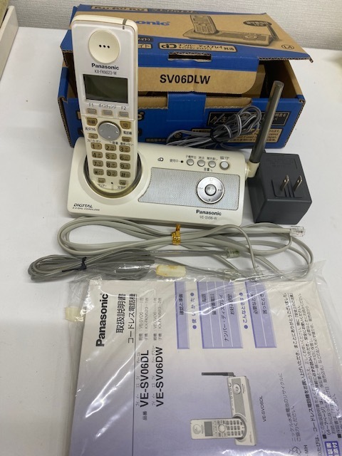 ★中古品 コードレス電話機 Panasonic VE-SV06PL♪♪