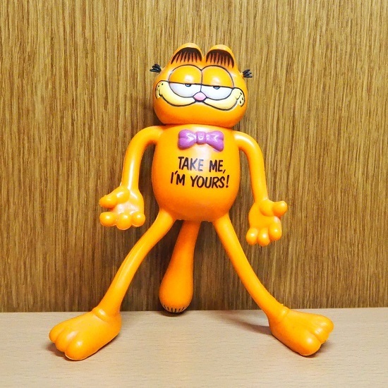 ガーフィールド　フィギュア　ベンダブル　PVC　Garfield 　アメトイ　アメリカ　キャラクター　ネコトイ