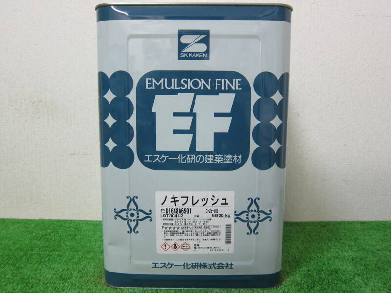 在庫数(3) 水性塗料 ベージュ色(25-70B) つや消し SK化研 ノキフレッシュ 20kg