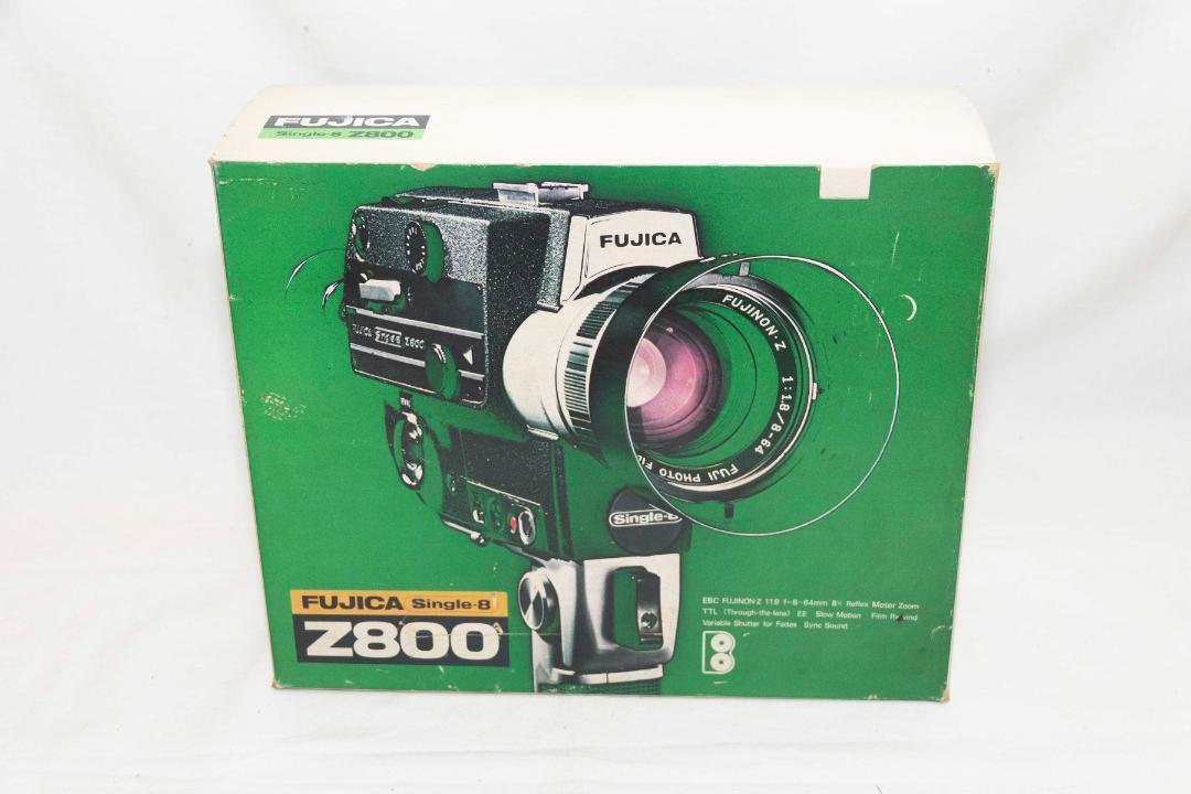 ☆FUJICA/8mmシングルカメラ/Z800/昭和レトロ/元箱・ケースのみ/ワンオーナー☆