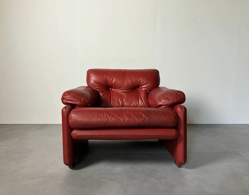 b 希少 vintage Coronado 1P Sofa by Afra & Tobia Scarpa for B&B ITALIA / アフラ＆トビア・スカルパ / イタリア 家具 椅子 カッシーナ 