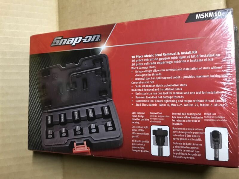 Snap-on スナップオン　MSKM10 10ピース　メトリック　スタッドリムーバー&インストーラー