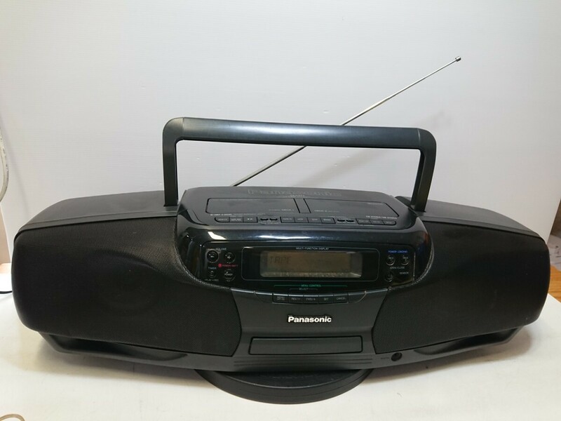 管理0930 Panasonic パナソニック RX-DT701 CDラジカセ バブルラジカセ ダブル 通電確認済み ジャンク