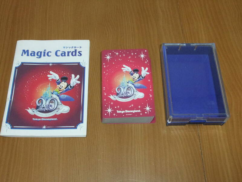Tokyo Disneyland 20years　Magic Card　トランプ 手品　