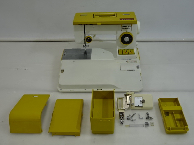 H4-24-0546 ● RICCAR リッカー ミシン Deluxe-u 電子のお針箱 ◆ 手工芸 ハンドクラフト