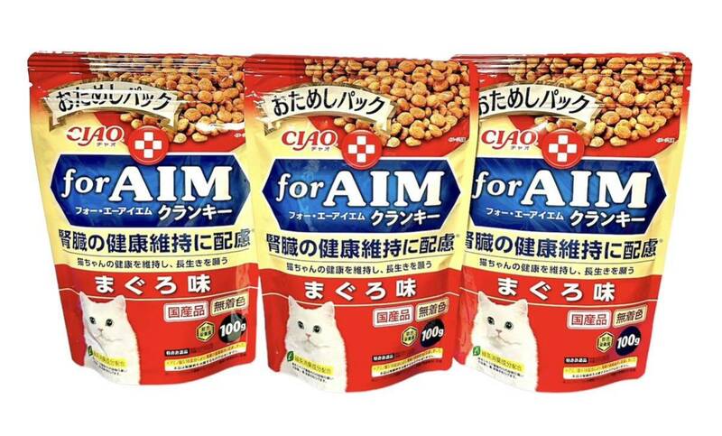 いなば forAIMクランキーおためしパック まぐろ味 100g×3袋