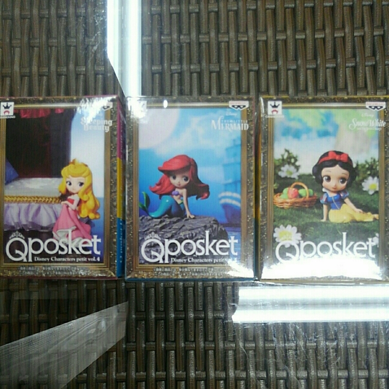数3セットあり　Disney ディズニー Qposket Characters petit vol.4 アリエル 白雪姫 オーロラ姫 3種セット 未開封 フィギュア