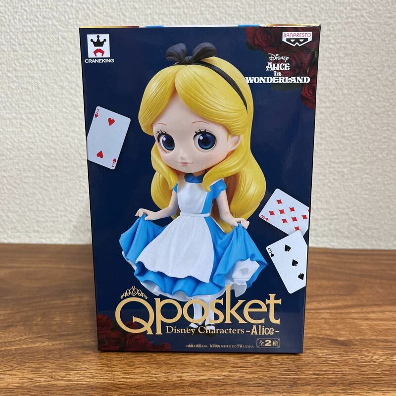 ディズニー 不思議の国のアリス フィギュア 初期版 Qposket Q posket Disney Characters Alice Aノーマルカラー
