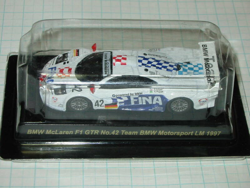 京商 トヨタ ミニカー McLaren F1 GTR Racing コレクション★BMW McLaren マクラーレン F1 GTR No.42 Team BMW Motorsprt LM 1997 1/64