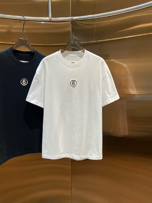 送料無料　Maison Margiela マルタンマルジェラ　メンズ　Tシャツ　半袖　数字ロゴ　丸首　男女兼用　S-XL　サイズ選択可能　MM6　3995