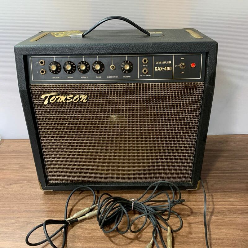 1円スタート トムソン/TOMSON ギターアンプ GAX-400 1979年製 通電確認済 音響機器 音楽 KEIWA ELECTRIC (A17