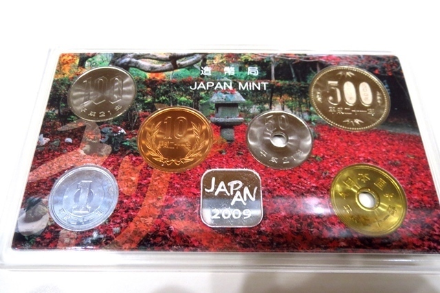 ■H80302:2009年 Japan CoinSet 平成21年 ジャパンコインセット ミントセット 造幣局 額面666円