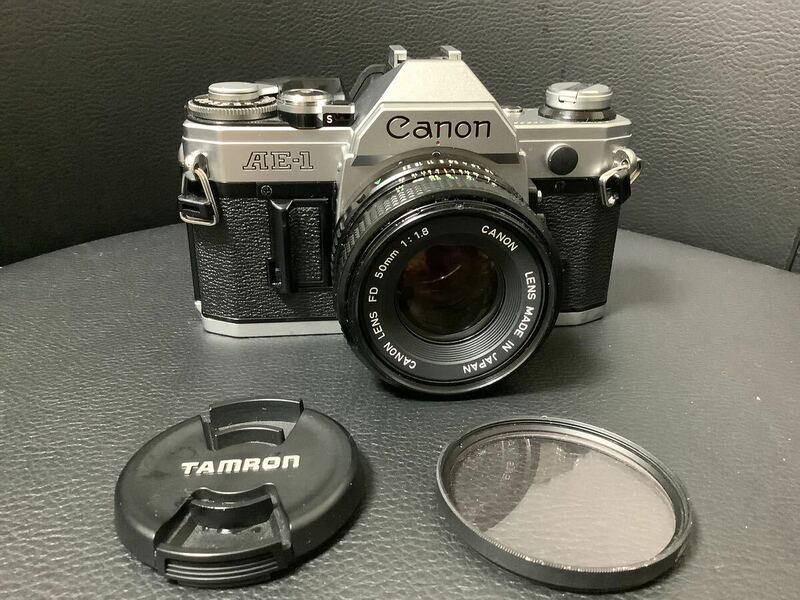 1円スタート!! シャッターOK♪ Canon AE-1 FD 1:1.8 50mm 一眼レフ フィルムカメラ ヴィンテージ 別途ボディ出品中!! 売り切り!!