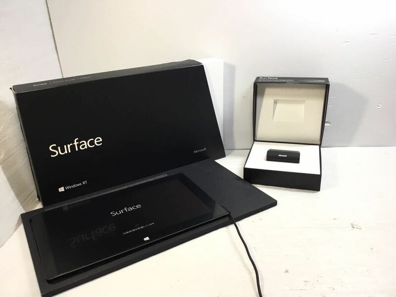 [K-2024]MicroSoft Windows RT Surface 1516 64GB★タブレット キーボード.タッチマウス付き☆売り切り 1000円スタート♪