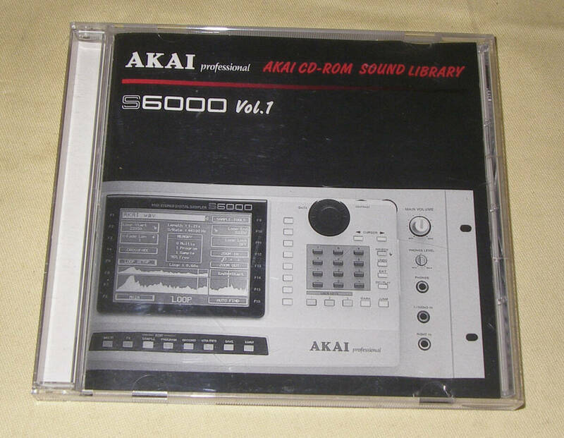 ★Akai S5000/S6000 CD-ROM SOUND LIBRARY Vol.1★