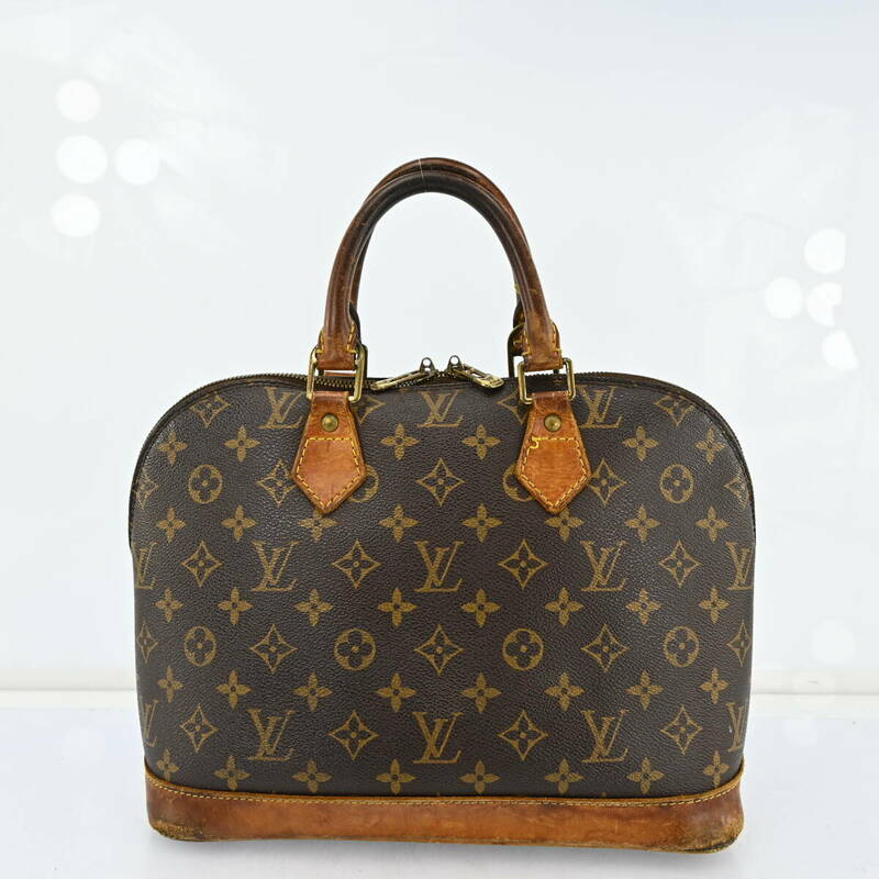 LOUIS VUITTON ルイヴィトン M51130 モノグラム アルマ ハンドバッグ トートバッグ レディース ブラウン系　E2963CR605　ジャンク