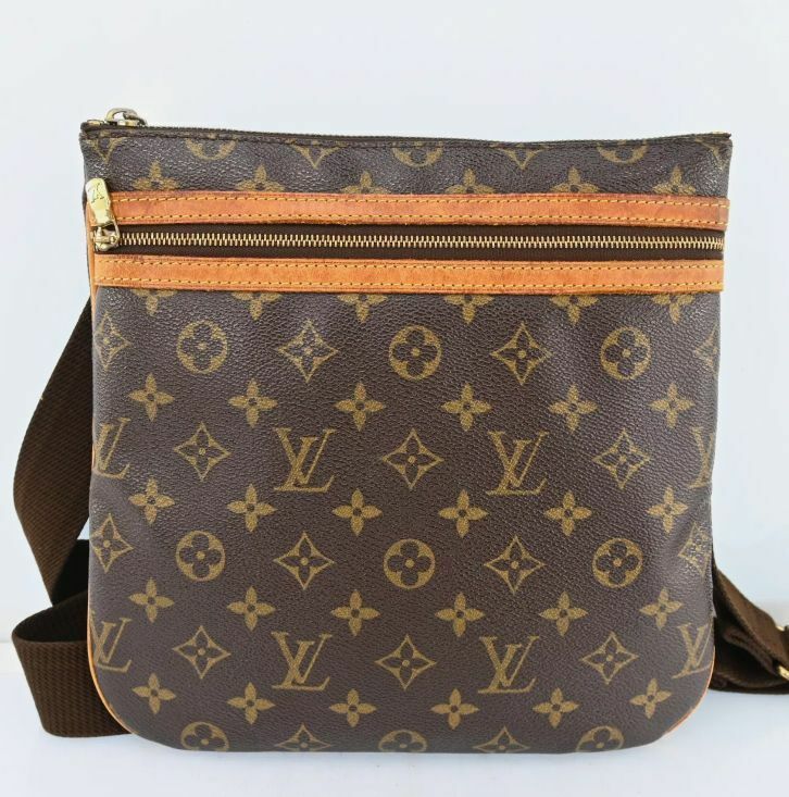 LOUIS VUITTON モノグラム ポシェットボスフォール レザー ショルダーバッグ ルイヴィトン　A3709CS604　ジャンク