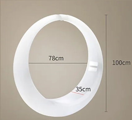 大きな月型LEDライト電池内蔵防水吊り椅子