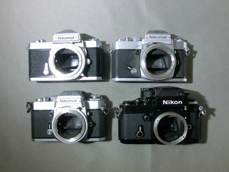 Nikon F2(7718120)/FT(3232996)/EL(2個) 4点