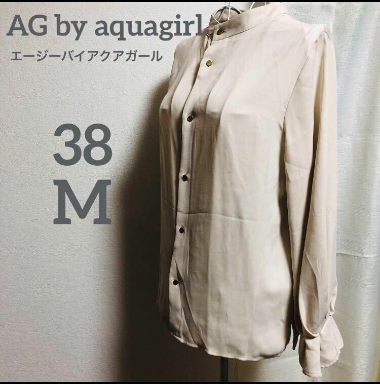 AG by aquagirl エージーバイアクアガール　ノーカラーブラウス