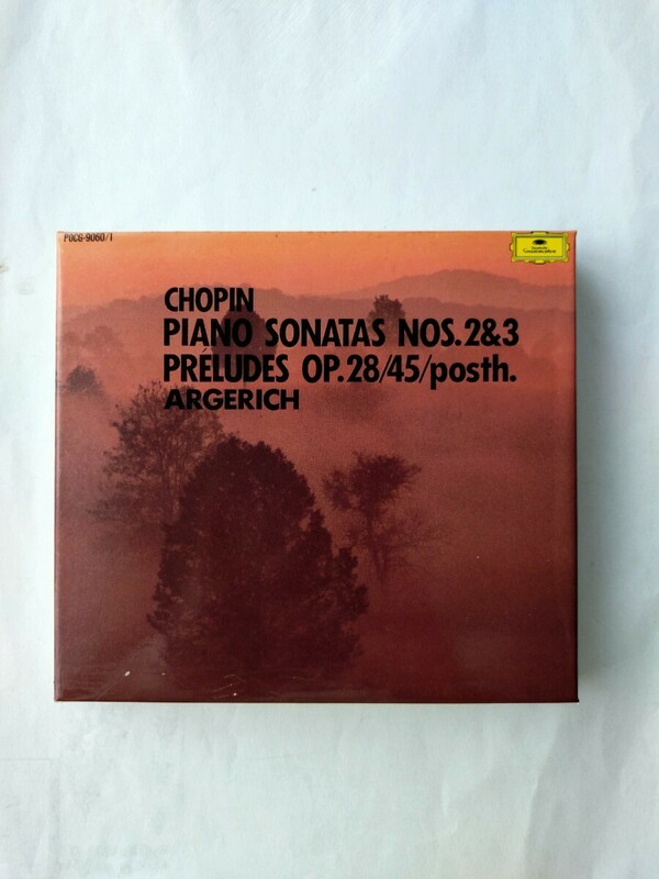 ショパン ピアノ・ソナタ 第2番他 演奏:マルタ・アルゲリッチ 1967,1974,1977収録 POLYDOR CD2枚組