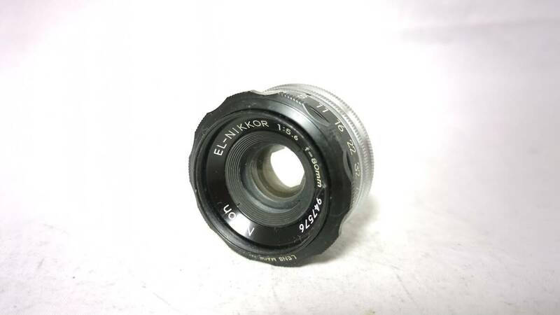 動作良好・外観綺麗★ニコン Nikon EL-NIKKOR 80mm F5.6 現状品 引き伸ばしレンズ