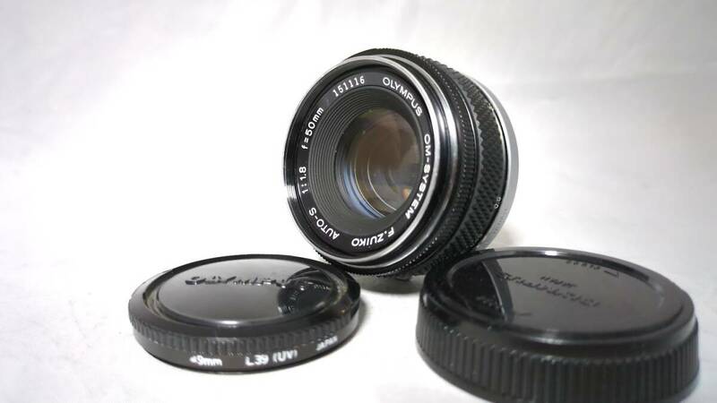 動作良好・外観綺麗・光学並品★オリンパス OLYMPUS ZUIKO MC AUTO-S 50ｍｍ Ｆ1.8 現状品