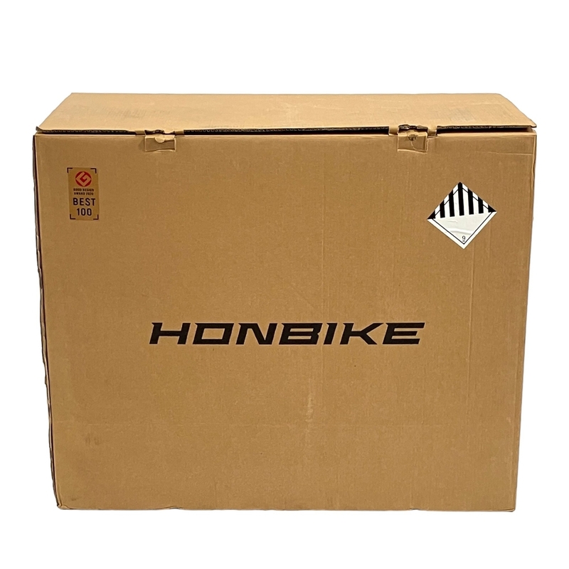 【引取限定】【動作保証】 HONBIKE BK1BH1-1BR21 レッド × ブラック 20インチ 折りたたみ 電動アシスト 自転車 未使用 直T8896724