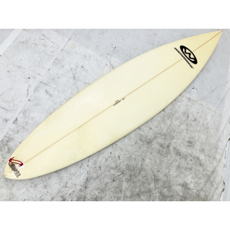 【引取限定】WARMCURRENT 6’8” 203×46×5.7 サーフボード ハンドシェイプ マリンスポーツ 中古 直 O8855488