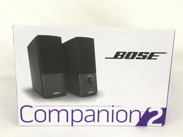 【動作保証】BOSE COMPANION 2 series III MULTIMEDIA SPEAKER ボーズ 音響機材 未使用 Y8855660