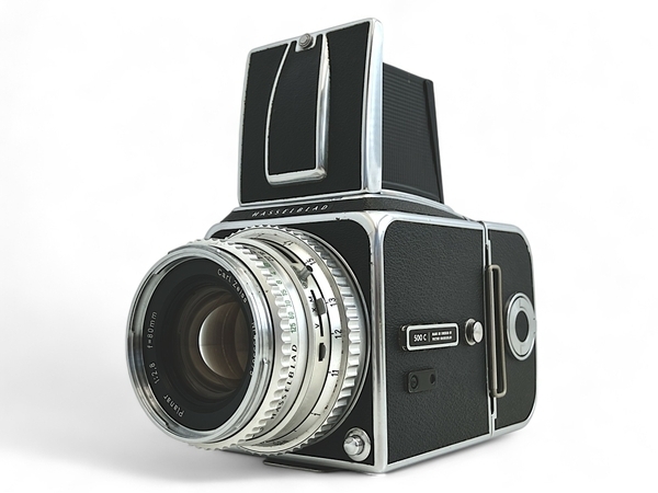 【動作保証】HASSELBLAD 500C Planar 2.8/80 中判カメラ 1968年製 ハッセルブラッド フィルムカメラ 中古 良好 Z8864500