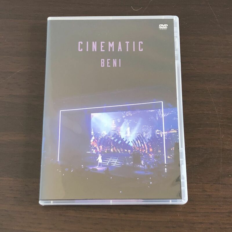 ▲DVD BENI CINEMATIC LIVE TOUR 2018-2019
