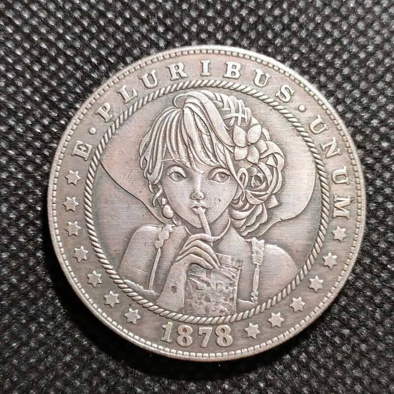 7812　アメリカ古銭　ルンペン　イーグル　チャレンジコイン　コイン　アンティーク　ホーボー