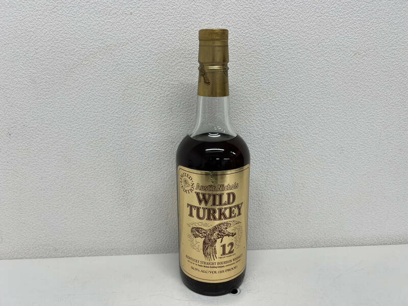 【BF-8692】【1円～】WILD TURKEY 12年 ワイルド ターキー リミテッド エディション ゴールド バーボン ウイスキー 750ml 50,5％ 未開栓
