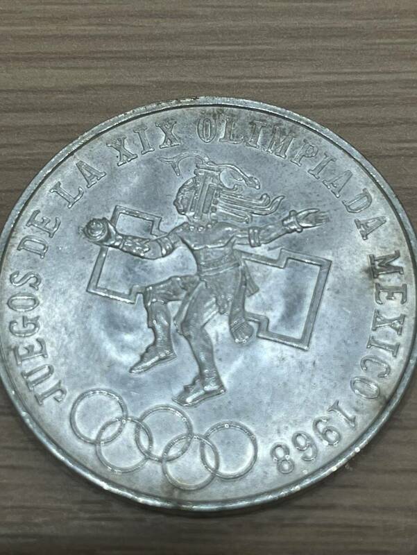 【JV7612】オリンピック 銀貨 メキシコ 1968 JUEGOS DE LA XIX 25ペソ コレクション 総重量約22.5ｇ ビンテージ 記念コイン