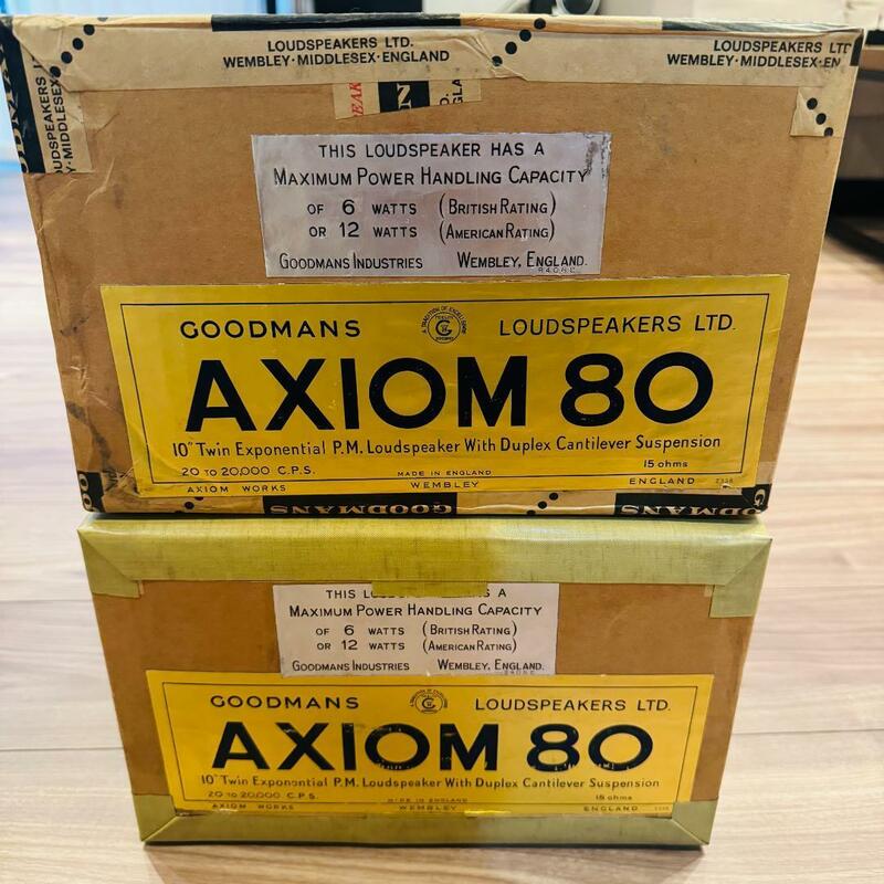 希少 箱付き 当時物 GOODMANS AXIOM 80 グッドマン アキシオム